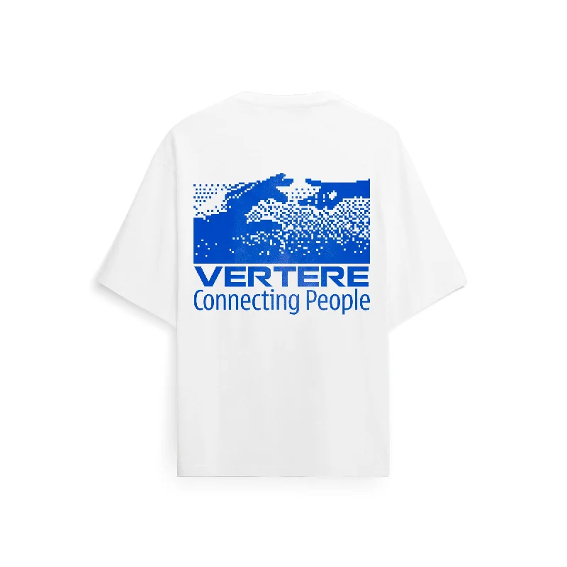 Long Sleeve Women T Shirt for Cooler WeatherCONNECTING T-SHIRT - WHITE