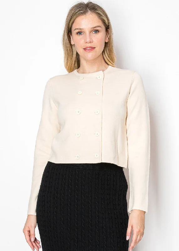 Longline Women's Mohair Sweater Dresses in a Loose FitCream Double-Breasted Button Cardigan Longline Women's Mohair Sweater Dresses in a Loose FitCream Double-Breasted Button Cardigan