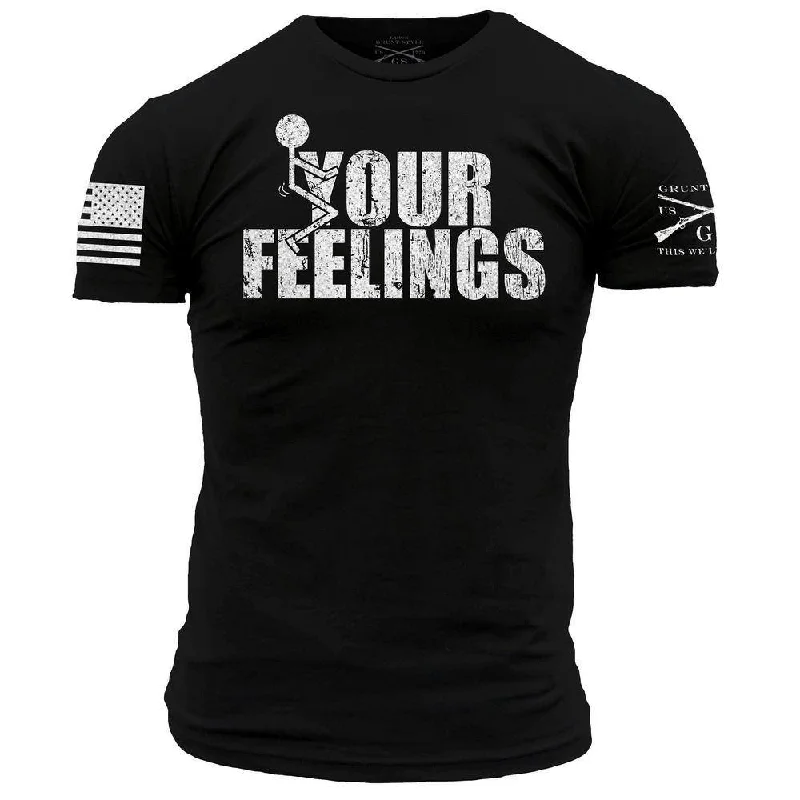 Crop Top Women T Shirt to Pair with High - Waisted BottomsF*ck Your Feelings T-Shirt - Black Crop Top Women T Shirt to Pair with High - Waisted BottomsF*ck Your Feelings T-Shirt - Black