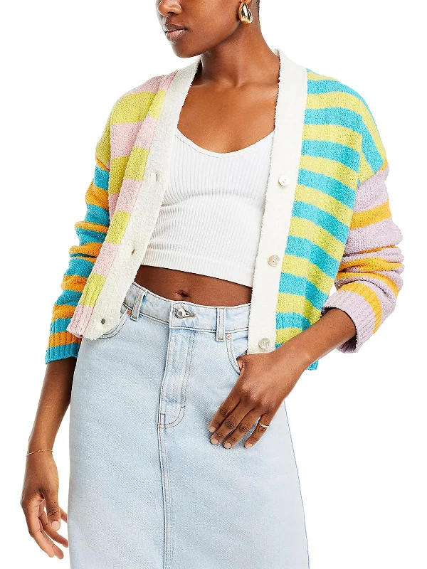 Plus Size Women's Fit - and - Flare Sweater Dresses with Ruffled HemGeneva Womens Colorblok Button Front Cardigan Sweater Plus Size Women's Fit - and - Flare Sweater Dresses with Ruffled HemGeneva Womens Colorblok Button Front Cardigan Sweater