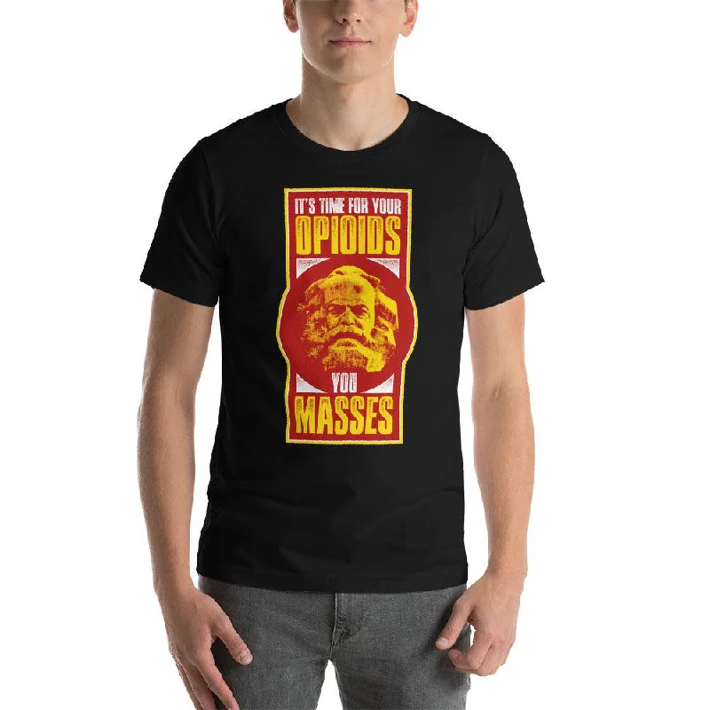 Sleeveless Women T Shirt for Summer ComfortKarl Marx - It's time for your opioids - Basic T-Shirt