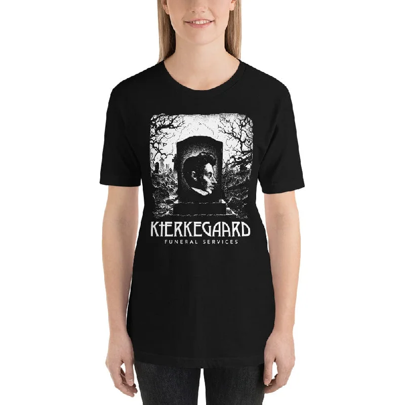 Striped Women T Shirt in a Classic PatternKierkegaard - Funeral Services - Basic T-Shirt Striped Women T Shirt in a Classic PatternKierkegaard - Funeral Services - Basic T-Shirt