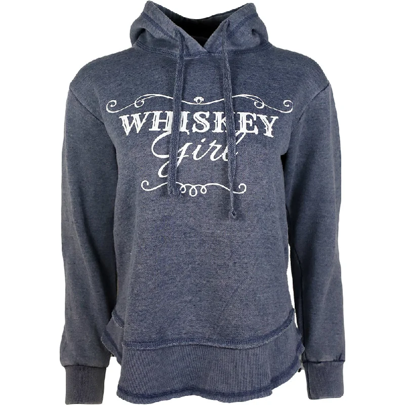Tie - Dye Women T Shirt with a Bohemian VibeWhiskey Girl Hi Lo Pullover Hood