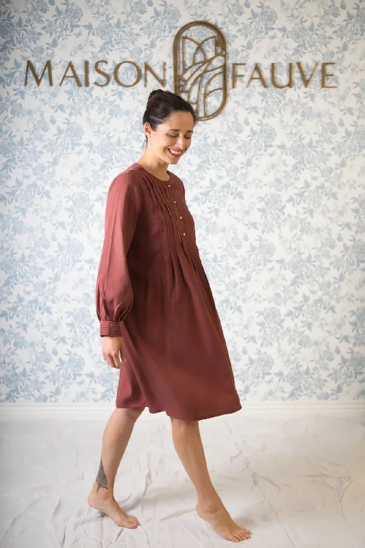 Belted Women's Cotton Blend Sweater Dresses for a Casual LookMaison Fauve Atlas Shirt and Dress Belted Women's Cotton Blend Sweater Dresses for a Casual LookMaison Fauve Atlas Shirt and Dress