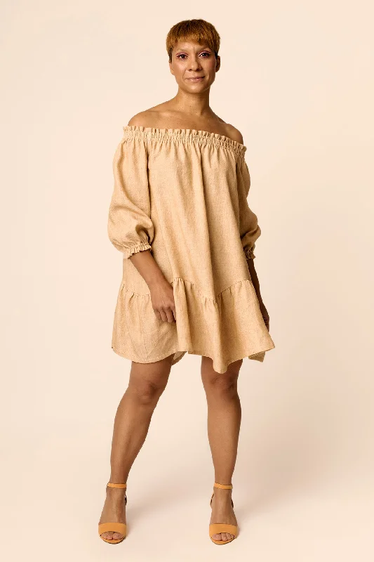 Plus Size Women's Turtleneck Sweater Dresses with Side SlitsNamed Ilma Smock Dress and Top Plus Size Women's Turtleneck Sweater Dresses with Side SlitsNamed Ilma Smock Dress and Top