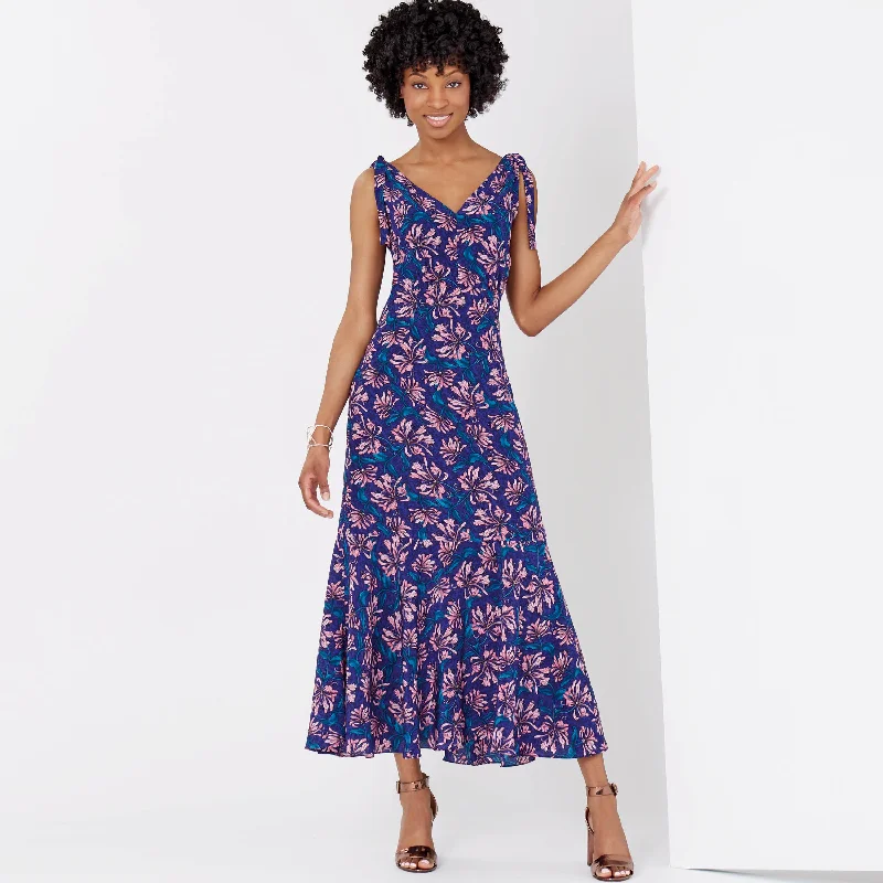Plus Size Women's Fit - and - Flare Sweater Dresses with Ruffled HemNew Look Dresses N6617 Plus Size Women's Fit - and - Flare Sweater Dresses with Ruffled HemNew Look Dresses N6617