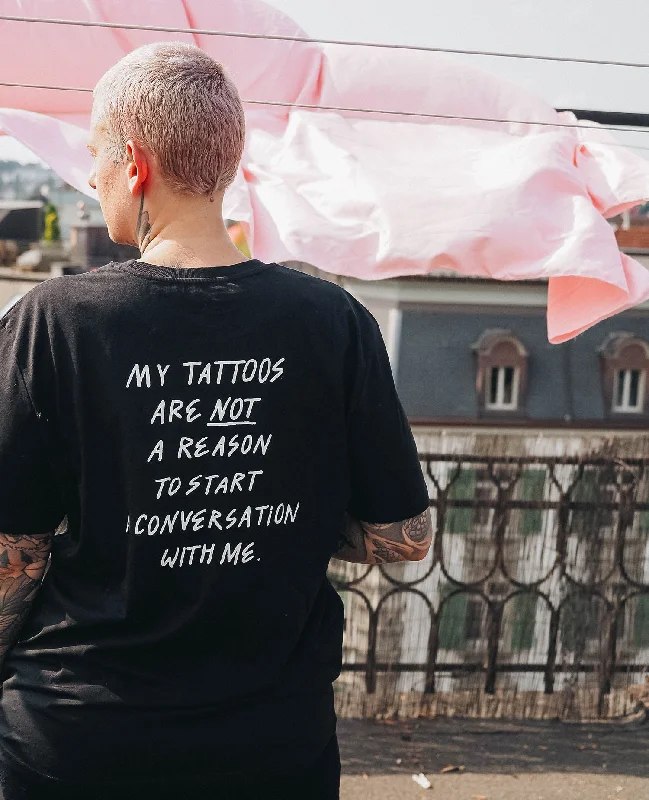 Crop Top Women T Shirt to Pair with High - Waisted BottomsNKSP x MRS. NICE My Tattoos Crop Top Women T Shirt to Pair with High - Waisted BottomsNKSP x MRS. NICE My Tattoos