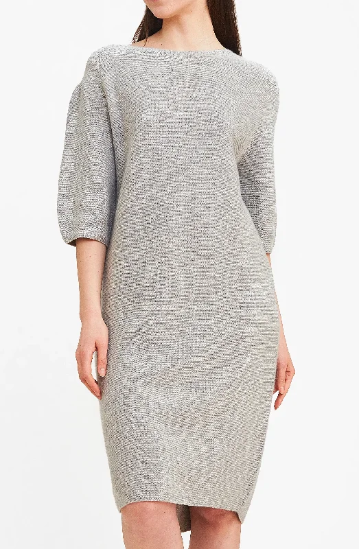 Belted Women's Cotton Blend Sweater Dresses for a Casual LookOn-the-go Sweater Dress - Grey Belted Women's Cotton Blend Sweater Dresses for a Casual LookOn-the-go Sweater Dress - Grey