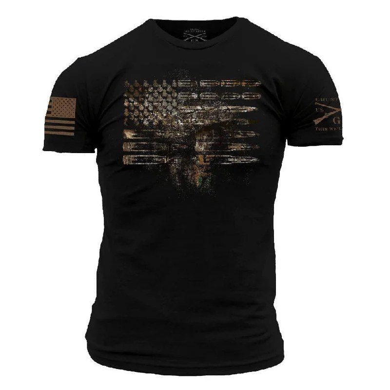 V - Neck Women T Shirt to Enhance the NecklineRealtree Edge® Ammo Flag T-Shirt - Black V - Neck Women T Shirt to Enhance the NecklineRealtree Edge® Ammo Flag T-Shirt - Black