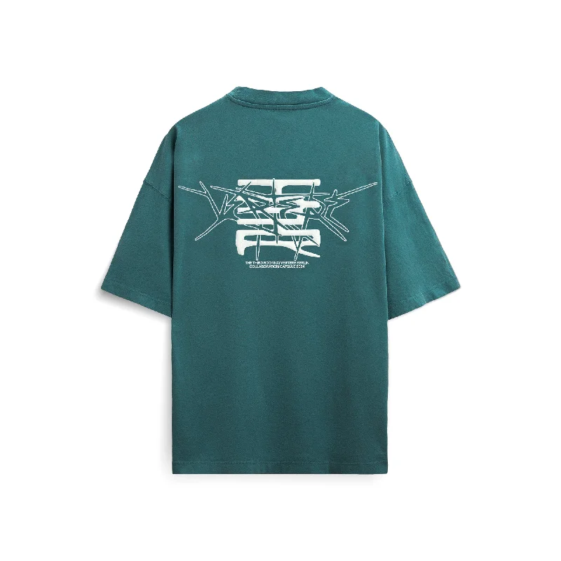 Long Sleeve Women T Shirt for Cooler WeatherTHE THIRD ROOM X VERTERE BERLIN SPIKES T-SHIRT - FOREST Long Sleeve Women T Shirt for Cooler WeatherTHE THIRD ROOM X VERTERE BERLIN SPIKES T-SHIRT - FOREST