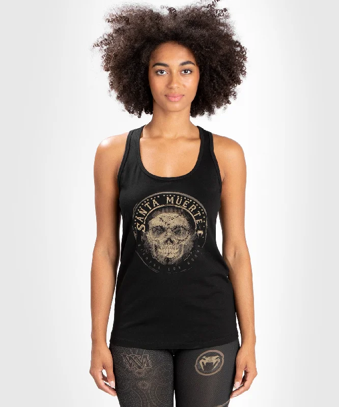 Puff Sleeve Women T Shirt for a Fashion - Forward LookVenum Women Santa Muerte Dark Side - Tank Top - Black/Brown Puff Sleeve Women T Shirt for a Fashion - Forward LookVenum Women Santa Muerte Dark Side - Tank Top - Black/Brown
