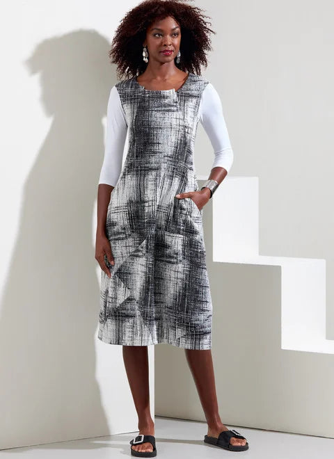 Plus Size Women's Open - Front Cardigan Style Sweater DressesVogue Dress and Top V1860 Plus Size Women's Open - Front Cardigan Style Sweater DressesVogue Dress and Top V1860
