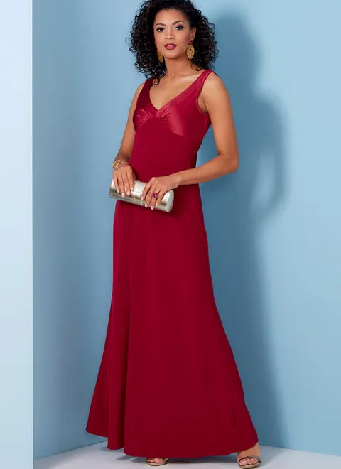 Women's Off - Shoulder Chunky Knit Sweater Dresses in Earth TonesVogue Special Occasion Dress V8142 Women's Off - Shoulder Chunky Knit Sweater Dresses in Earth TonesVogue Special Occasion Dress V8142