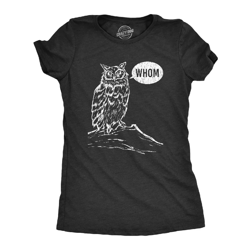 Graphic Print Women T Shirt for a Trendy StatementWhom Women's T Shirt