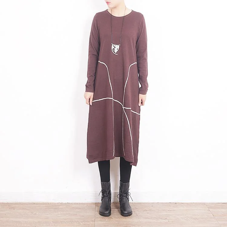 Mock Neck Women's Angora Blend Sweater Dresses in Solid Colorswinter fashion brown sweater dress casual O neck pullover sweater top quality baggy pullover sweater Mock Neck Women's Angora Blend Sweater Dresses in Solid Colorswinter fashion brown sweater dress casual O neck pullover sweater top quality baggy pullover sweater