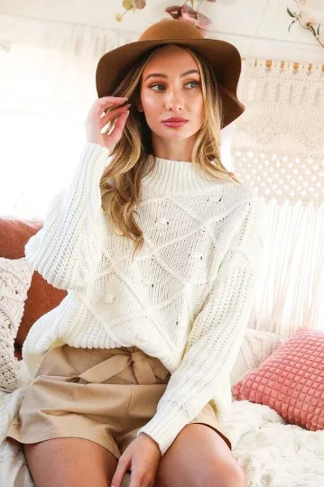 Sleeveless Women's Silk - Trimmed Sweaters for SummerNew Love Knit Mock Turtle Neck Sweater - Final Sale Sleeveless Women's Silk - Trimmed Sweaters for SummerNew Love Knit Mock Turtle Neck Sweater - Final Sale
