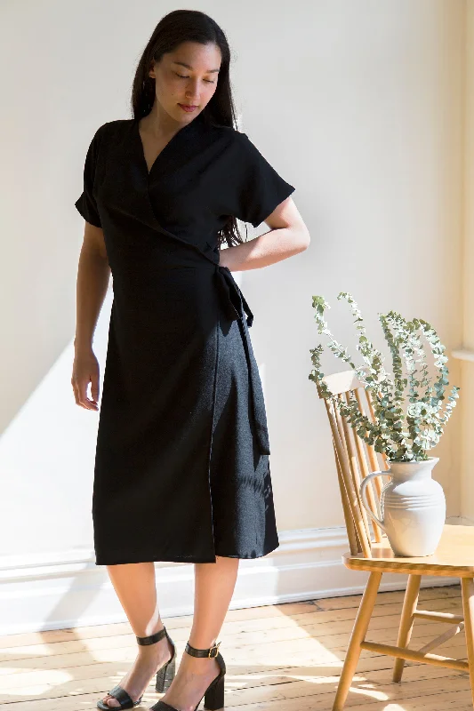Plus Size Women's Fit - and - Flare Sweater Dresses with Ruffled HemWorkshop Clare Dress Plus Size Women's Fit - and - Flare Sweater Dresses with Ruffled HemWorkshop Clare Dress