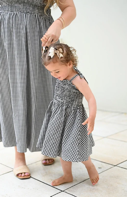 Lace - Embellished Women Dress for an Elegant and Sophisticated AppearanceAella Dress - MINI - Black Gingham Lace - Embellished Women Dress for an Elegant and Sophisticated AppearanceAella Dress - MINI - Black Gingham