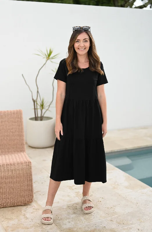 Backless Women Dress for a Sexy and Alluring Look at Evening EventsBella Dress - Black Backless Women Dress for a Sexy and Alluring Look at Evening EventsBella Dress - Black