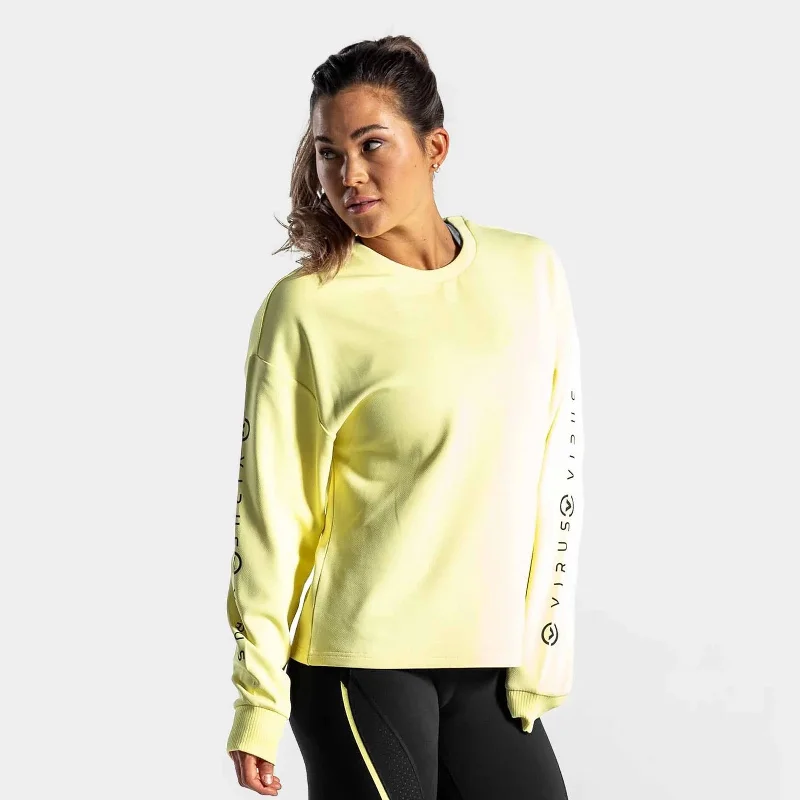 Women's military - style jackets with epaulets for a tough and fashionable appearanceVIRUS - Graphic Sweatshirt Women's military - style jackets with epaulets for a tough and fashionable appearanceVIRUS - Graphic Sweatshirt