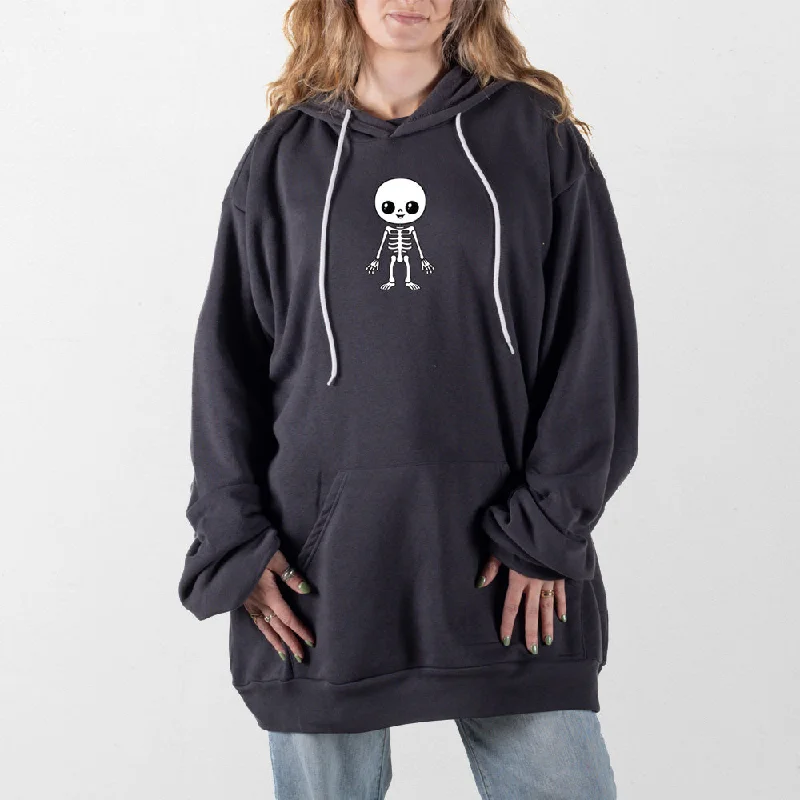 Women's quarter - zip sweatshirt made of organic cotton for eco - conscious fashionCute Skeleton Giant Hoodie Women's quarter - zip sweatshirt made of organic cotton for eco - conscious fashionCute Skeleton Giant Hoodie