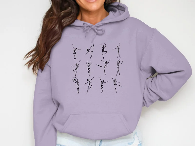 Women's quarter - zip sweatshirt made of organic cotton for eco - conscious fashionDancing Skeleton 1 Organic Cotton Hoodie Women's quarter - zip sweatshirt made of organic cotton for eco - conscious fashionDancing Skeleton 1 Organic Cotton Hoodie