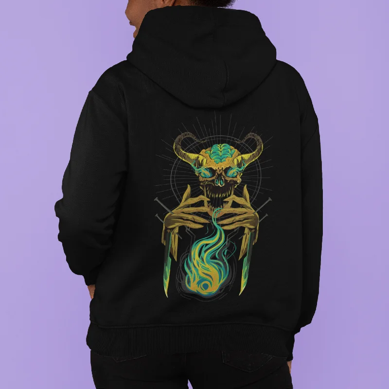 Women's hoodie with a kangaroo pocket and a pom - pom drawstring for added charmDelusional - Premium Hooide Women's hoodie with a kangaroo pocket and a pom - pom drawstring for added charmDelusional - Premium Hooide