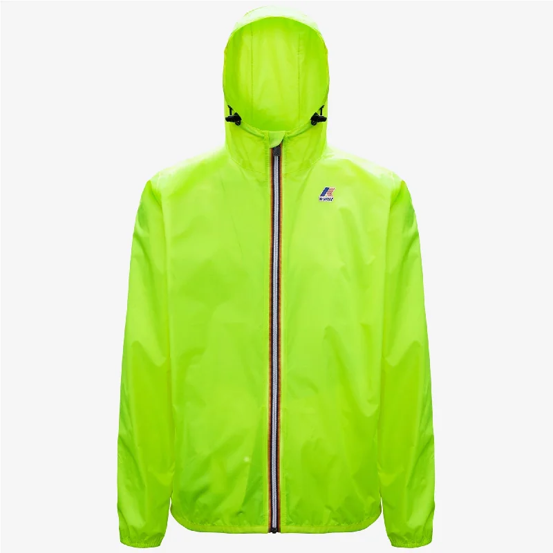 Women's denim jackets with distressed details for a casual and edgy lookClaude - Unisex Packable Full Zip Waterproof Rain Jacket in Yellow Soleil Women's denim jackets with distressed details for a casual and edgy lookClaude - Unisex Packable Full Zip Waterproof Rain Jacket in Yellow Soleil