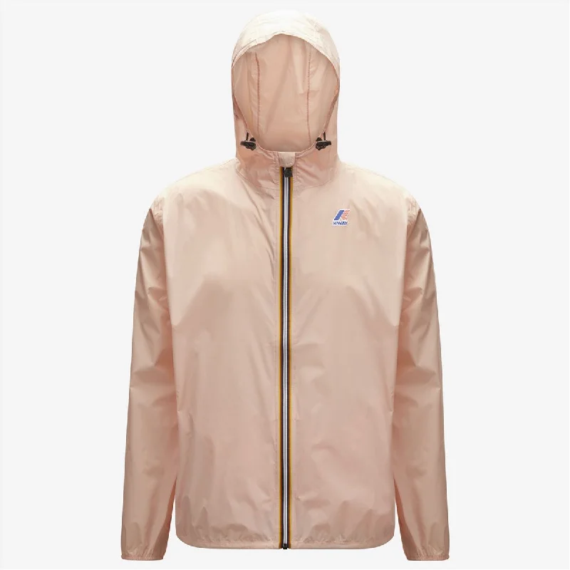 Women's military - style jackets with epaulets for a tough and fashionable appearanceClaude - Unisex Packable Full Zip Waterproof Rain Jacket in Pink Dafne Women's military - style jackets with epaulets for a tough and fashionable appearanceClaude - Unisex Packable Full Zip Waterproof Rain Jacket in Pink Dafne