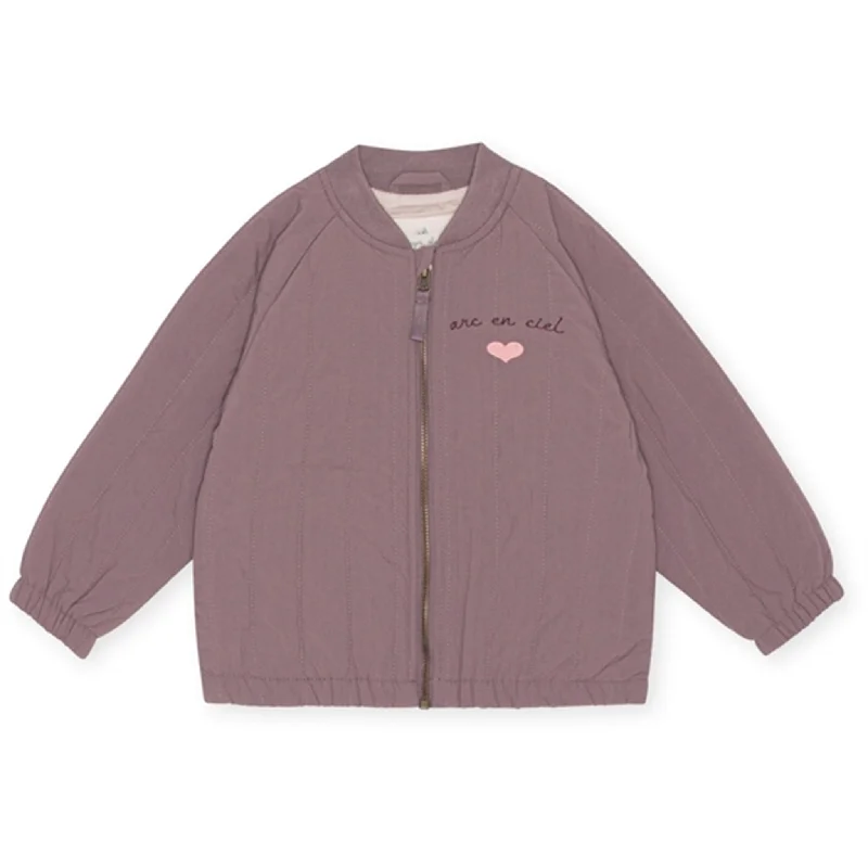 Women's bomber jackets with floral embroidery for a feminine and unique designKonges Sløjd Juno Bomber Jacket Sparrow Women's bomber jackets with floral embroidery for a feminine and unique designKonges Sløjd Juno Bomber Jacket Sparrow