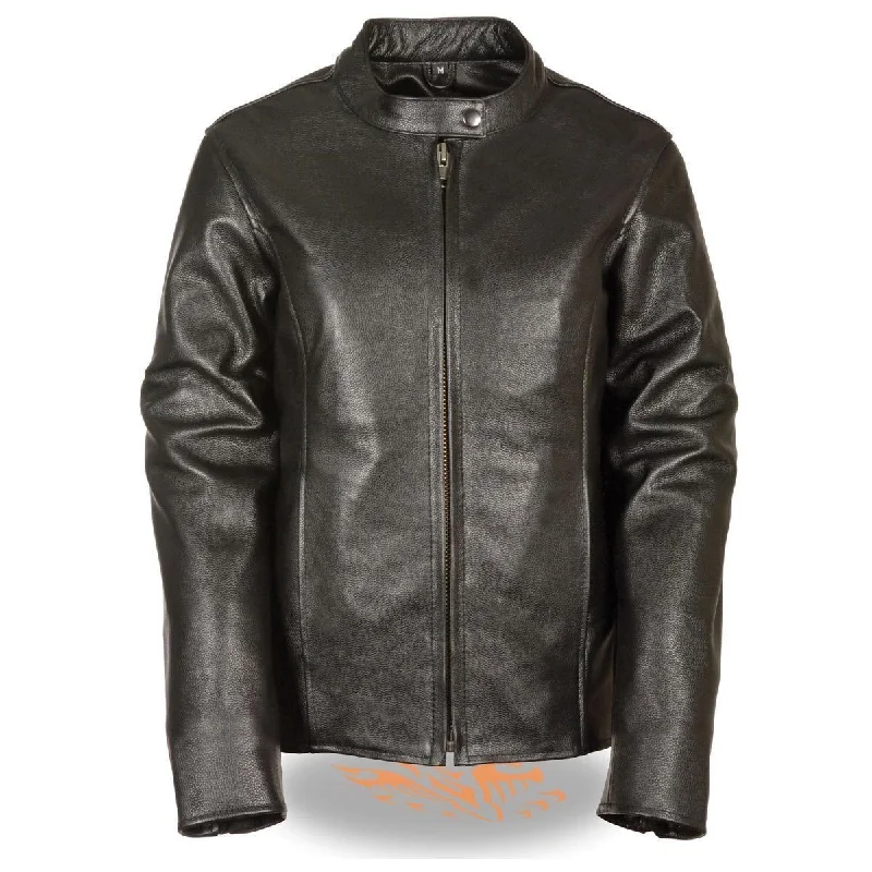 Women's double - breasted tweed jackets in classic colors for a sophisticated office lookMilwaukee Leather LKL2720 Women's Black Classic Side Lace Leather Motorcycle Jacket Women's double - breasted tweed jackets in classic colors for a sophisticated office lookMilwaukee Leather LKL2720 Women's Black Classic Side Lace Leather Motorcycle Jacket