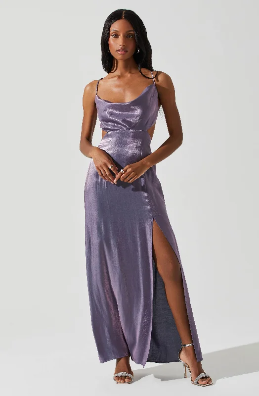 Ruffled Women Dress with Multiple Layers for a Playful and Girly StyleShivani Open Back Maxi Dress Ruffled Women Dress with Multiple Layers for a Playful and Girly StyleShivani Open Back Maxi Dress