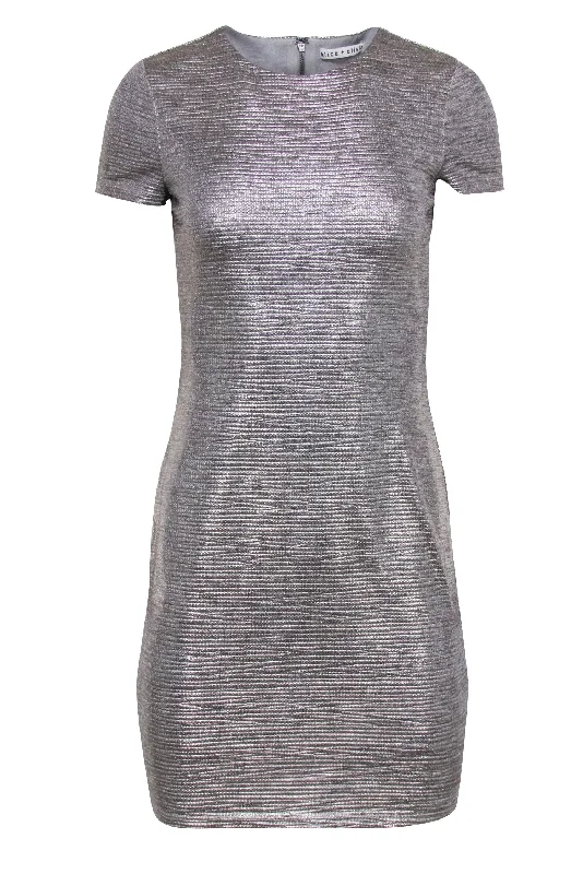 Printed Abstract Women Dress for a Modern and Artistic Appeal Printed Abstract Women Dress for a Modern and Artistic Appeal Alice & Olivia - Metallic "Delora" Sheath Dress Sz 6 Printed Abstract Women Dress for a Modern and Artistic Appeal Printed Abstract Women Dress for a Modern and Artistic Appeal Alice & Olivia - Metallic "Delora" Sheath Dress Sz 6