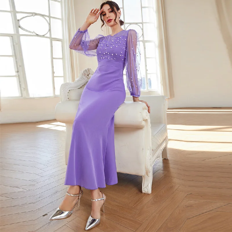Halter Neck Women Dress to Show Off the Shoulders and Neckline Halter Neck Women Dress to Show Off the Shoulders and Neckline NiDELL Bx.901 Autumn New European and American Women's Clothing . Fashionable Elegant Beaded Dress in Stock Halter Neck Women Dress to Show Off the Shoulders and Neckline Halter Neck Women Dress to Show Off the Shoulders and Neckline NiDELL Bx.901 Autumn New European and American Women's Clothing . Fashionable Elegant Beaded Dress in Stock