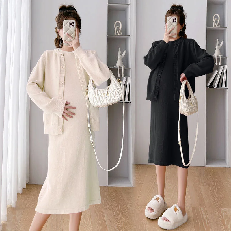 Sheath Women Dress with a Tailored Fit for a Professional Look Sheath Women Dress with a Tailored Fit for a Professional Look NiDELL Maternity Autumn Suit Fashion Camisole Dress Loose Belly-Covering Maternity Long Sleeve Cardigan Two-Piece Set Maternity Dress Sheath Women Dress with a Tailored Fit for a Professional Look Sheath Women Dress with a Tailored Fit for a Professional Look NiDELL Maternity Autumn Suit Fashion Camisole Dress Loose Belly-Covering Maternity Long Sleeve Cardigan Two-Piece Set Maternity Dress