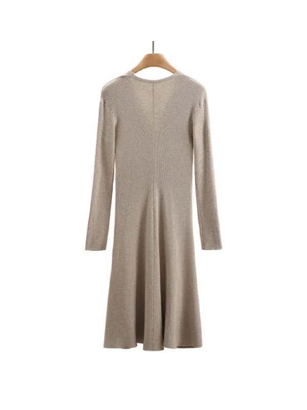 Empire Waist Women Dress to Accentuate the Bust and Conceal the Waist Empire Waist Women Dress to Accentuate the Bust and Conceal the Waist Sixsr Solid Bodycon Midi Dress, Casual V Neck Long Sleeve Dress, Women's Clothing Empire Waist Women Dress to Accentuate the Bust and Conceal the Waist Empire Waist Women Dress to Accentuate the Bust and Conceal the Waist Sixsr Solid Bodycon Midi Dress, Casual V Neck Long Sleeve Dress, Women's Clothing