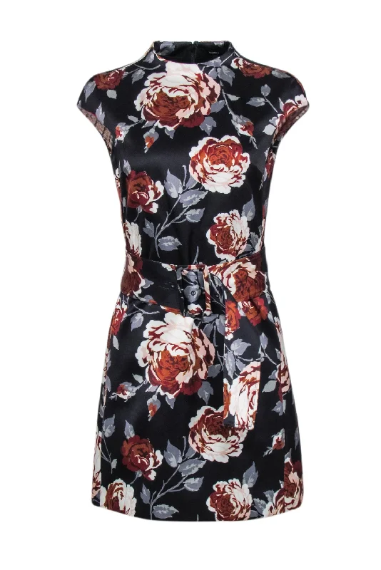 Plus Size Women Dress with a Flattering A - Line Cut for Comfort and Style Plus Size Women Dress with a Flattering A - Line Cut for Comfort and Style Theory - Black w/ Rust & Grey Floral Print Satin Sheath Dress Sz 6 Plus Size Women Dress with a Flattering A - Line Cut for Comfort and Style Plus Size Women Dress with a Flattering A - Line Cut for Comfort and Style Theory - Black w/ Rust & Grey Floral Print Satin Sheath Dress Sz 6