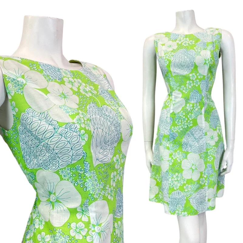 Mini Women Dress with a Short Hem for a Young and Trendy Style Mini Women Dress with a Short Hem for a Young and Trendy Style VINTAGE 60s 70s APPLE GREEN WHITE BLUE FLORAL LEAFY MOD SLEEVELESS DRESS 10 12 Mini Women Dress with a Short Hem for a Young and Trendy Style Mini Women Dress with a Short Hem for a Young and Trendy Style VINTAGE 60s 70s APPLE GREEN WHITE BLUE FLORAL LEAFY MOD SLEEVELESS DRESS 10 12
