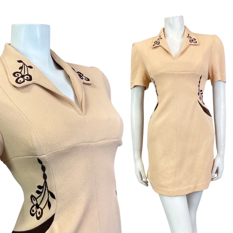Halter Neck Women Dress to Show Off the Shoulders and Neckline Halter Neck Women Dress to Show Off the Shoulders and Neckline VINTAGE 60s 70s CREAM BROWN FLORAL EMBROIDERED MOD SHORT MINI DRESS 10 12 Halter Neck Women Dress to Show Off the Shoulders and Neckline Halter Neck Women Dress to Show Off the Shoulders and Neckline VINTAGE 60s 70s CREAM BROWN FLORAL EMBROIDERED MOD SHORT MINI DRESS 10 12