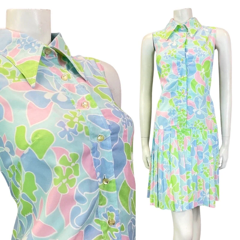 Off - the - Shoulder Women Dress for a Romantic and Feminine Look Off - the - Shoulder Women Dress for a Romantic and Feminine Look VTG 60s 70s BLUE GREEN PINK FLORAL DROP-WAIST PLEATED DAGGER SHIRT DRESS 10 12 Off - the - Shoulder Women Dress for a Romantic and Feminine Look Off - the - Shoulder Women Dress for a Romantic and Feminine Look VTG 60s 70s BLUE GREEN PINK FLORAL DROP-WAIST PLEATED DAGGER SHIRT DRESS 10 12