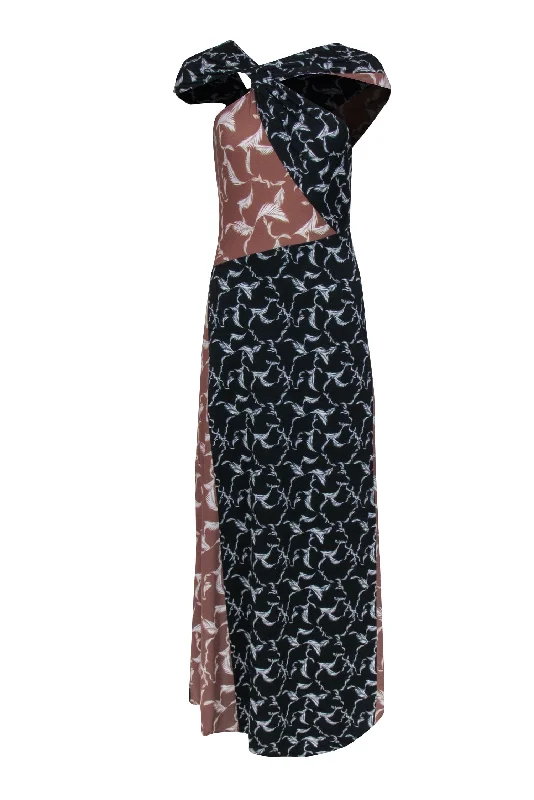 Mermaid - Style Women Dress with a Fitted Silhouette for Special Occasions Mermaid - Style Women Dress with a Fitted Silhouette for Special Occasions Yigal Azrouel - Black & Tan Feather Print Sleeveless Maxi Dress Sz 4 Mermaid - Style Women Dress with a Fitted Silhouette for Special Occasions Mermaid - Style Women Dress with a Fitted Silhouette for Special Occasions Yigal Azrouel - Black & Tan Feather Print Sleeveless Maxi Dress Sz 4
