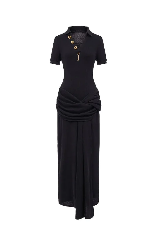 Sequined maxi dresses for formal evening galasBlanc Sarong V-Neck Spandex Ankle Length Dress Sequined maxi dresses for formal evening galasBlanc Sarong V-Neck Spandex Ankle Length Dress