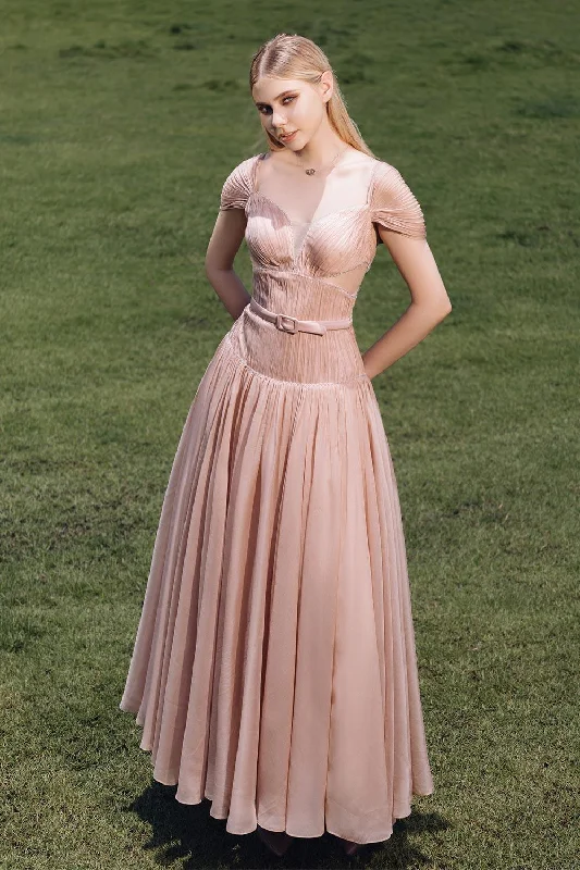 Maxi dresses with geometric prints for a contemporary aestheticBrea Drop Waist Gathered Organza Ankle Length Dress Maxi dresses with geometric prints for a contemporary aestheticBrea Drop Waist Gathered Organza Ankle Length Dress
