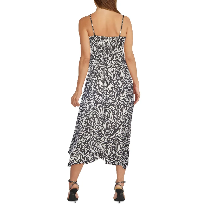 Leather maxi dresses for an edgy and bold appearancelily morgan Women's Printed Sharkbite Dress Leather maxi dresses for an edgy and bold appearancelily morgan Women's Printed Sharkbite Dress