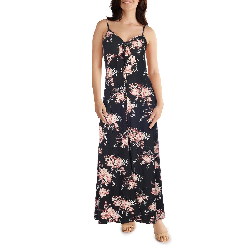 Maxi dresses with balloon sleeves for a vintage - inspired stylelily morgan Women's Tropical Tie Front Knotted Dress