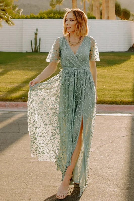 Maxi dresses with an empire waist for a flattering fit on all body typesMarseille Embossed Maxi Dress | Eucalyptus Maxi dresses with an empire waist for a flattering fit on all body typesMarseille Embossed Maxi Dress | Eucalyptus