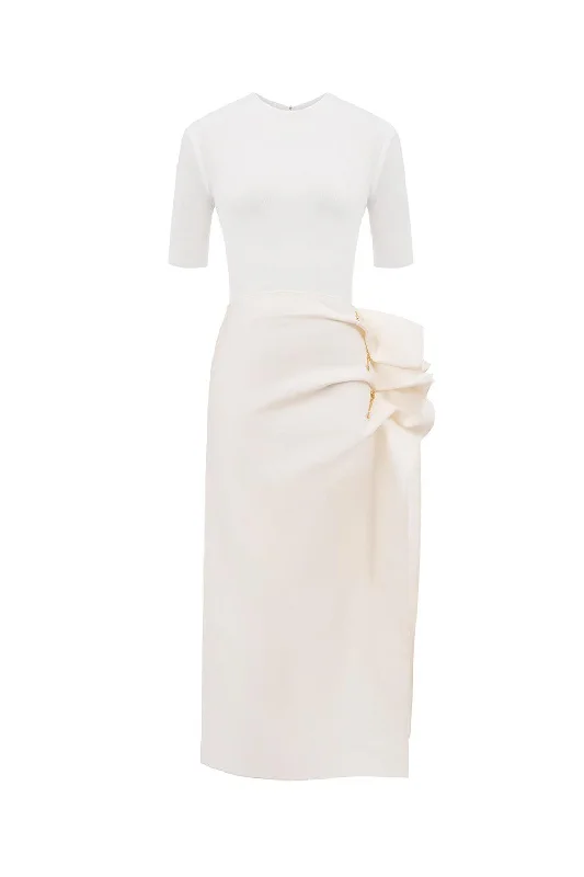 Maxi dresses with tassel accents for a fun and lively touchPhoebe Sheath Extended Flap Spandex Midi Dress Maxi dresses with tassel accents for a fun and lively touchPhoebe Sheath Extended Flap Spandex Midi Dress