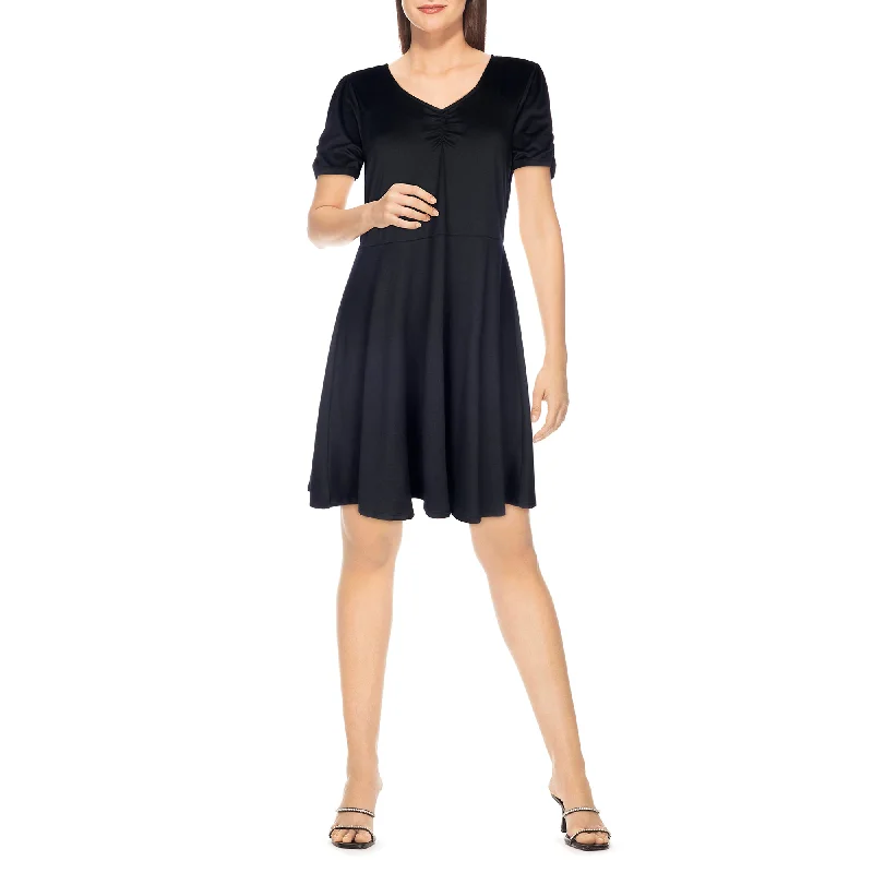 Printed maxi dresses with abstract patterns for an artistic lookWomen's Flutter Sleeve Skater Dress