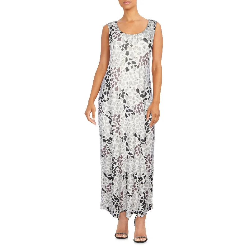 Maxi dresses with a button - down front for a classic lookWomen's Printed Long Dress Maxi dresses with a button - down front for a classic lookWomen's Printed Long Dress