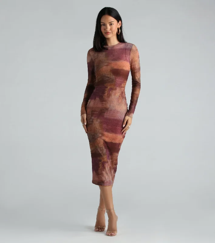Midi dresses with button - down skirts for a unique and functional designAttract And Allure Marble Print Midi Dress Midi dresses with button - down skirts for a unique and functional designAttract And Allure Marble Print Midi Dress